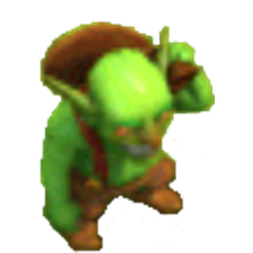 Goblin Level 1 & 2 In-game View Goblin Level 1 & 2 In-game View