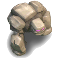 Golemite Level 1 & 2 In-game View Golemite Level 1 & 2 In-game View