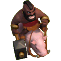 Hog Rider Level 3 & 4 In-game View Hog Rider Level 3 & 4 In-game View