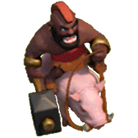 Hog Rider Level 5 In-game View Hog Rider Level 5 In-game View