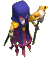 Witch Level 1 & 2 In-game View Witch Level 1 & 2 In-game View