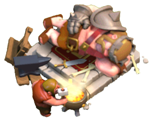 Улучшение Короля Варваров на алтаре Улучшение Короля Варваров на алтаре