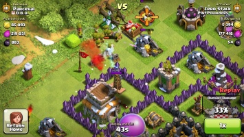 Red smoke, followed by Santa flying above it Red smoke, followed by Santa flying above it