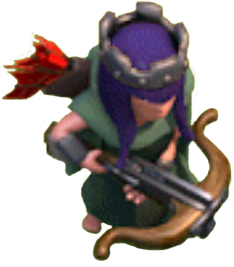 Королева Лучниц 1 и 2 уровня (вид в игре) Королева Лучниц 1 и 2 уровня (вид в игре)