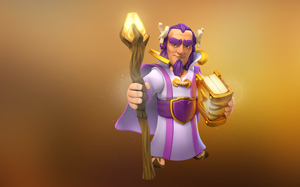 The Grand Warden a healing light on the battlefield