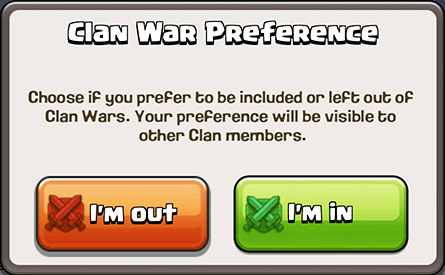 Clan War Preference Clan War Preference